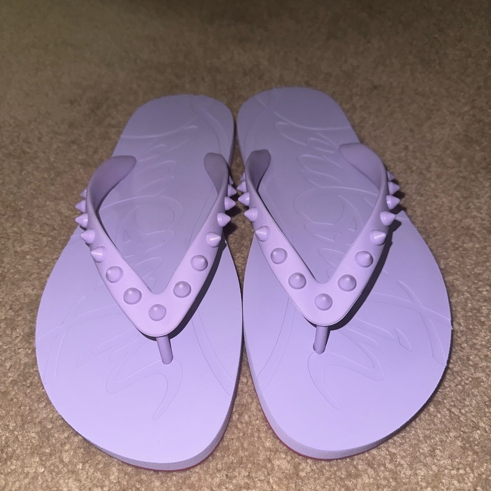 SOLD: Christian Louboutin Flip Flop BRAND NEW w/dust bag size 37